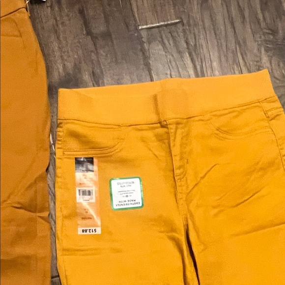 Set of 3 Brand New Mustard/Yellow Skinny Pants Trio - Picture 7 of 10